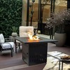Christopher Knight Home Karen Outdoor 34" Steel Fire Pit Table with 50,000 BTU and Steel Lid - 2 of 4