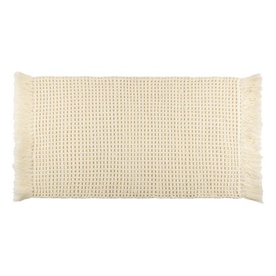 Lavish Home 2PC Waffle Bath Mat Set
