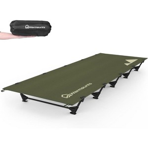 WARMOUNTS 28In Wide Folding Camping Cot Portable Sleeping Cot - 1 of 4