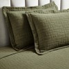 Cotton Medium Weight Geometric Matelasse Weave Bedspread Set by Blue Nile Mills - 4 of 4