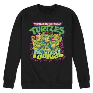 Men's - Teenage Mutant Ninja Turtles - TMNT 90s Logo Graphic Fleece Sweatshirt - 1 of 4