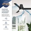 Hunter 44" Gilmour Matte Black Lighted Ceiling Fan with Integrated LED - Modern Design for Indoor/Outdoor Use - 2 of 4