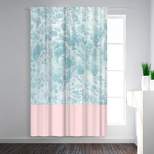 Americanflat Pink On The Sea by Emanuela Carratoni Blackout Rod Pocket Single Curtain Panel 50x84