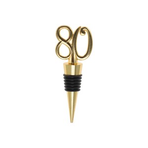 Unique Bargains Bottle Stoppers Zinc Alloy PTR Gold Tone 3.94"x1.50"x0.79" 1 Pc - 1 of 3