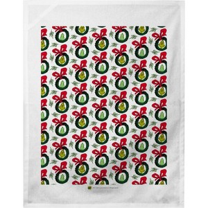 The Grinch Christmas Pattern White Fabric Dish Towel - 1 of 1