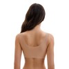 INSPIRE CHIC Women's Front Closure Full Coverage Bra Wirefree Wave Trim U Back Soft Bras - 2 of 4