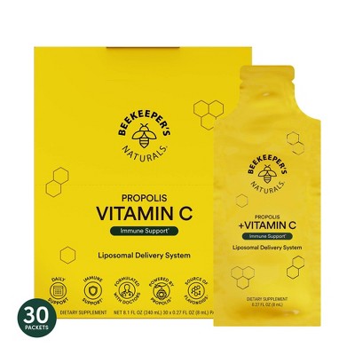 Beekeepers Naturals Liposomal Propolis Plus Vitamin C Capsules - Single
