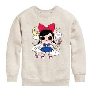 Boys' - LOL Surprise! - Fanime Kawaii Graphic Long Sleeve Fleece Sweatshirt - 1 of 4