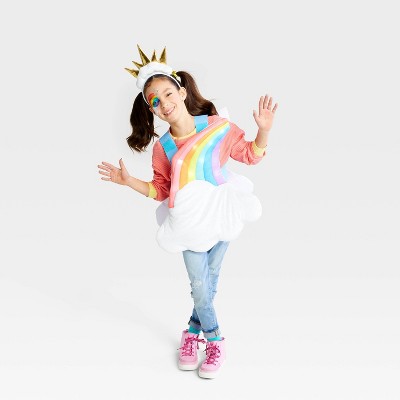 Photo 1 of Kids&#39; and Toddler Light Up and Sound Rainbow Halloween Costume with Headpiece One Size - Hyde &#38; EEK! Boutique&#8482;