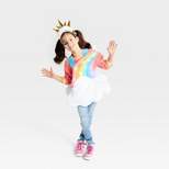 Kids' and Toddler Light Up and Sound Rainbow Halloween Costume with Headpiece One Size - Hyde & EEK! Boutique™