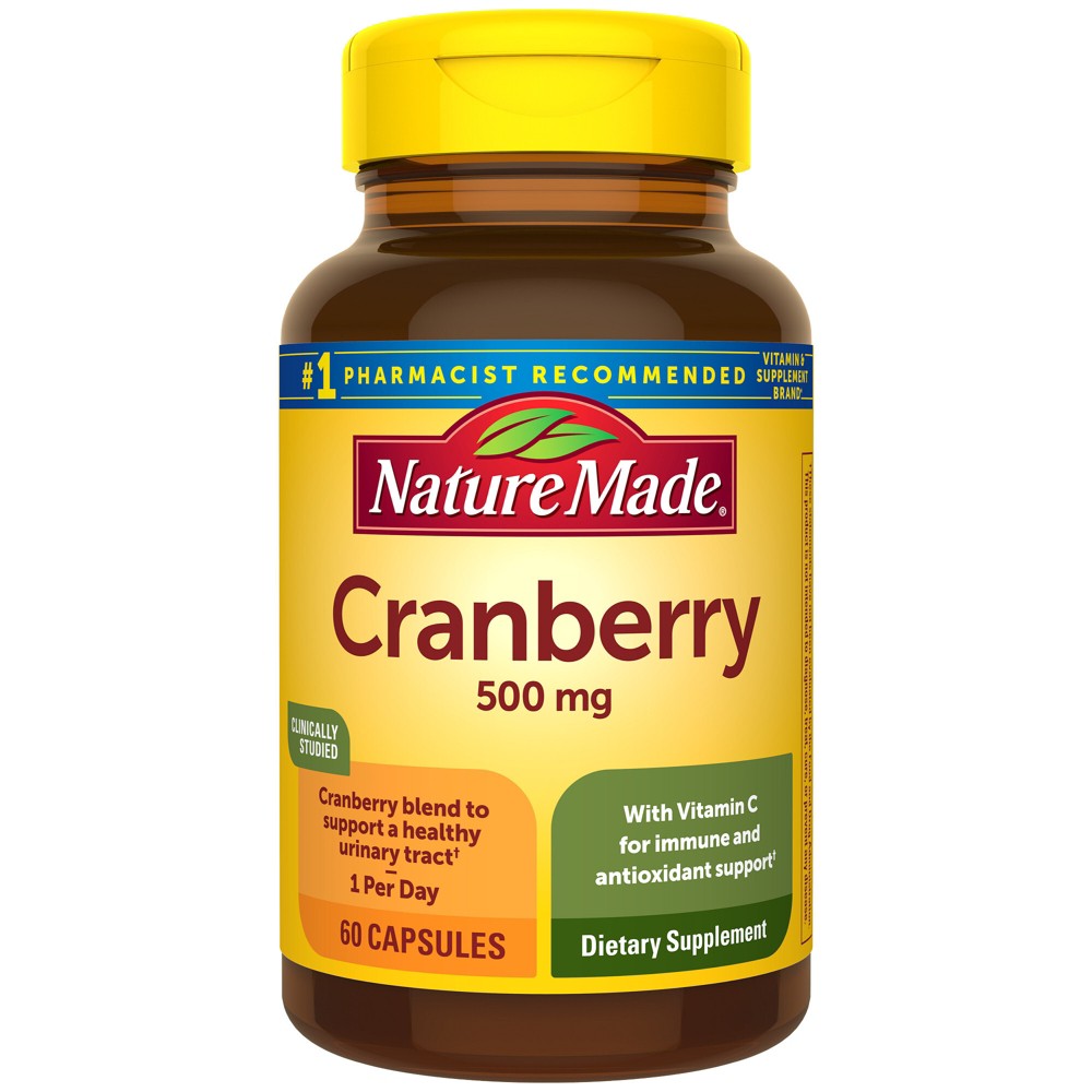 Photos - Vitamins & Minerals Nature Made Cranberry 500mg Capsules - 60ct