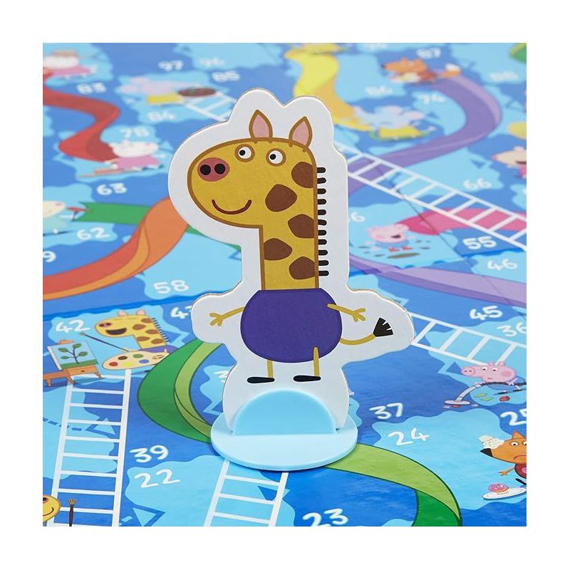 Chutes and Ladders: Peppa Pig Edition Board Game for Kids Ages 3 and Up, Preschool Games for 2-4 Players, 4 of 7