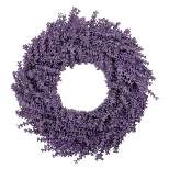 Northlight Purple Lavender Artificial Spring Floral Wreath, 18-Inch, Unlit
