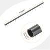 Unique Bargains High Impact Water Plumb Cable Sleeve PVC Rigid Round Pipes 20" Length - 2 of 4