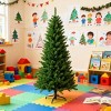 Slim Pencil Artificial Christmas Tree with Lifelike Greenery, Full Branches, Safe PVC Needles and Easy Assembly Foldable Design - 4 of 4