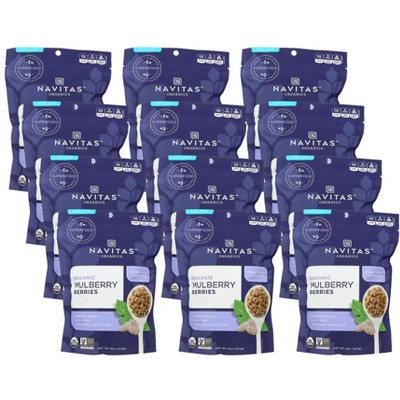 Navitas Organics Mulberry Berries - Case of 12/8 oz