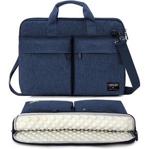 Acoinel 17-17.3 inch Slim Laptop Bag with Shoulder Strap for Men Women - 1 of 4