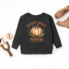 The Juniper Shop Harvest Market Pumpkins Local Organic Youth Sweatshirt - XL - Black - 3 of 4