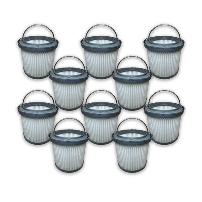 Nispira BDH2000PL HEPA Filter Replacement for Black & Decker Cordless Pivot Vacuum Flex PVF110 PHV1810 BDH2020FL BDH2020FLFH  PVF110 90552393 10 Pack