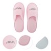 Unique Bargains English Print Disposable Slipper 1 Pair - 3 of 4