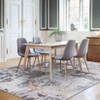 Modern Abstract Large Living Room Bedroom Area Rugs, Washable Soft Non Slip Floor Carpet for Home Office - 3 of 4