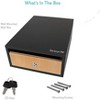Locking Wall Mount Mailbox for Secure Delivery with Rust-Resistant Design, Horizontal Style, Key Lock, Indoor/Outdoor Use - 3 of 4