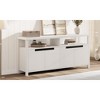 Farmhouse TV Stand for 75/80 Inch TVs, Long Entertainment Center w/ Storage Drawer &OpenShelf, Television Consoles Stands for living room - 3 of 3