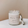 Sweet Water Decor You're the Best 9oz Clear Jar Soy Candle - 4 of 4