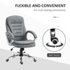 TiramisuBest Light Grey High Back Office Chair, Adjustable Height, Lumbar Support, 360¡ã Wheels, 265lbs Capacity - 2 of 4