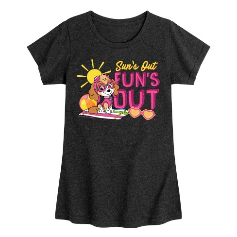 Girls' - Paw Patrol - Skye Suns Out Funs Out Fitted Short Sleeve Graphic T-Shirt - image 1 of 4