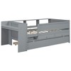 YOOCOZZ Twin Size Daybed with Trundle, Built-in Desk, Storage Compartments and USB Ports - 4 of 4