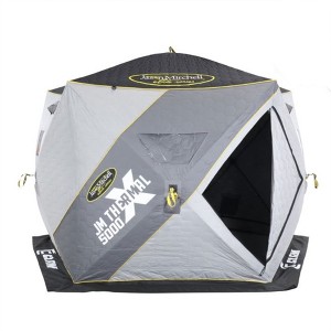 CLAM Portable Pop Up Ice Fishing Thermal Hub Shelter Tent - 1 of 4