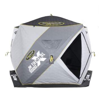 CLAM Portable Pop Up Ice Fishing Thermal Hub Shelter Tent