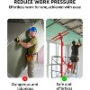Acekool 16ft Drywall Lift,Heavy-Duty Panel Hoist Jack,360°Telescopic Arm,Locking Wheels,48x192in Installation,150lb Capacity,Shop Equipment,Red - 3 of 4