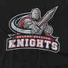 Men's Queens College Official Distressed Primary Logo T-Shirt - 2 of 4