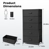 Pellebant 5 Drawers Vertical Dresser Storage Tower Organizer Unit for Bedroom - 2 of 4