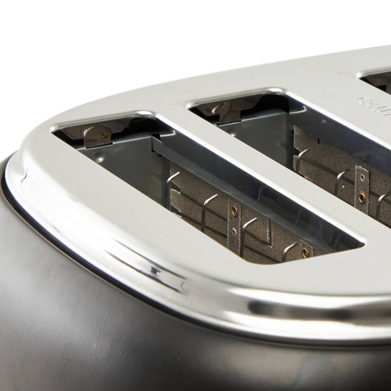 Haden Heritage 4-Slice Wide Slot Stainless Steel Toaster, 4 of 20