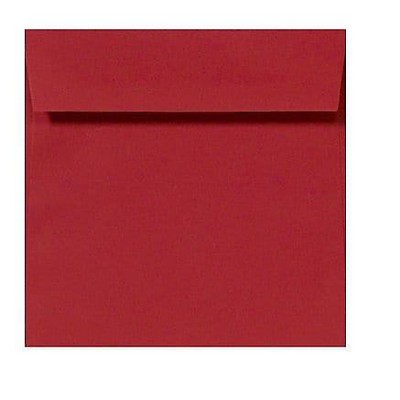 LUX 9 x 9 Square Envelopes Ruby Red LUX-8585-18-50