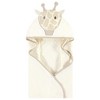 Hudson Baby Cotton Animal Face Hooded Towel, Modern Giraffe 2-Piece, One Size - 3 of 4