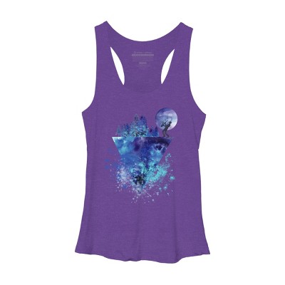 Women's Design By Humans Play Music On The Edge By Maryedenoa Racerback Tank Top
