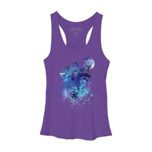 Women's Design By Humans Play Music On The Edge By Maryedenoa Racerback Tank Top - 1 of 2