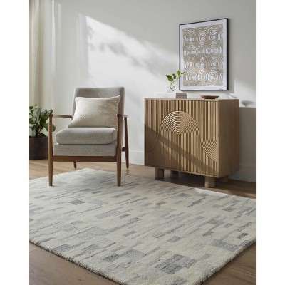 Hauteloom Cathal Broken Striped Area Rug