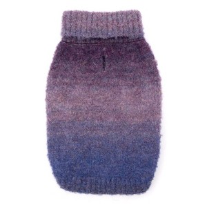 Ombre Turtleneck - Sleeveless Pullover Sweater by The Worthy Dog - Purple - S - 1 of 1