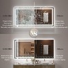 Vynxaria 24x32" Frameless LED Smart Bathroom Mirror - Dimmable & Anti-Fog - 4 of 4