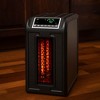Lifesmart 3 Element 1500W Portable Electric Infrared Quartz Indoor Medium Room Space Heater, Black (2 Pack) - 4 of 4