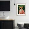 Stupell Industries Cozy Cat and Tropical Plants Framed Print Under Glass Art - 3 of 4