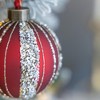 NAYSAYE Party Decoration and Accessories Glass Christmas Ball Ornament Set for Holiday Celebration, Red, 3"*3"*0.07" - 3 of 4