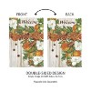 Evergreen Flag Welcome Fall Moire Garden Flags 12x18 Double Sided, Small Garden Flags for Outside, Fall Decorations for Home, Porch, Yard - 3 of 4