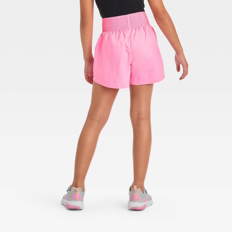 Girls&#39; High-Rise Shorts - All In Motion™, 3 of 5