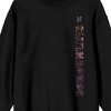 Oblivion Rogue Colorful Character Art Adult Black Crew Neck Long Sleeve Sweatshirt - 3 of 4